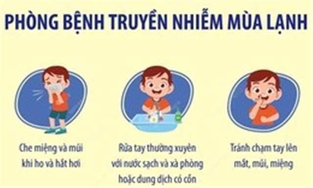 Phòng bệnh truyền nhiễm mùa lạnh