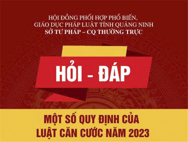 (Sách bỏ túi) HỎI – ĐÁP MỘT SỐ QUY ĐỊNH CỦA LUẬT CĂN CƯỚC NĂM 2023