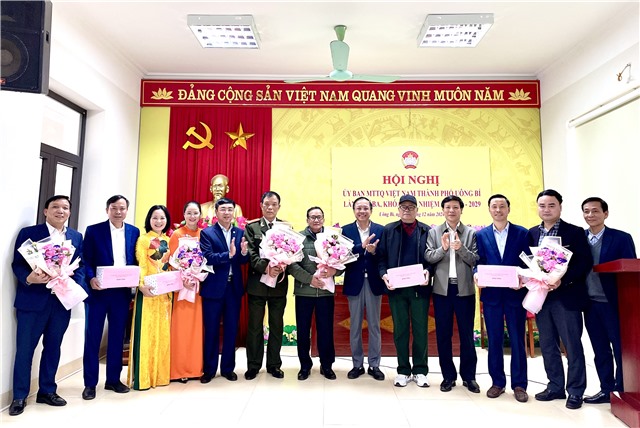 Hội nghị Uỷ ban MTTQ Việt Nam thành phố Uông Bí lần thứ 3, khóa XVII, nhiệm kỳ 2024-2029 