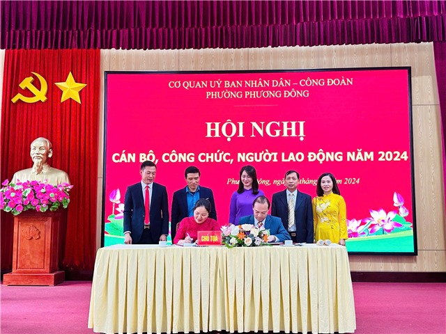 Hội nghị cán bộ công chức, người lao động phường  Phương Đông năm 2024