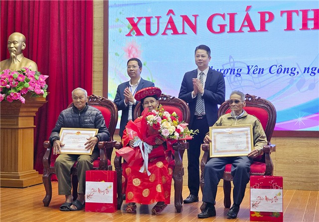 Xã Thượng Yên Công tổ chức mừng thọ người cao tuổi xuân Giáp Thìn năm 2024