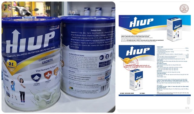 Thực phẩm bảo vệ sức khỏe Hiup quảng cáo sai phép