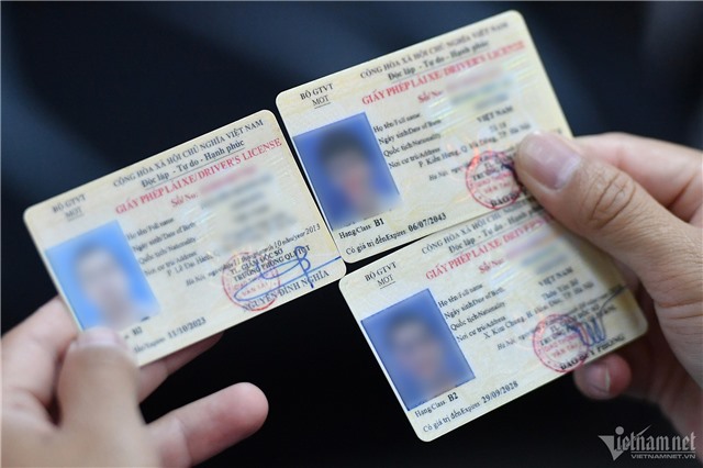 Đề xuất đưa giấy phép lái xe hạng B1, B2 về cùng hạng B