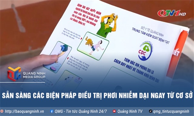 Sẵn sàng các biện pháp điều trị phơi nhiễm dại ngay từ cơ sở