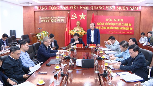 Quảng Ninh: Địa phương đầu tiên trong cả nước đề xuất được mở rộng thí điểm dùng cát biển làm nền đường