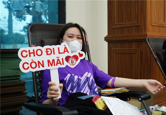 Đoàn viên Thanh Niên Đại học Hạ Long hiến máu tình nguyện năm 2024