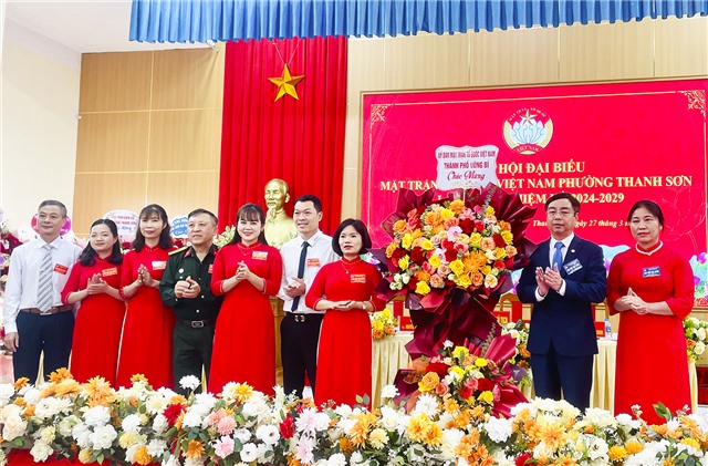 Đại hội Đại biểu Mặt trận Tổ quốc Việt Nam phường Thanh Sơn lần thứ X, nhiệm kỳ 2024 - 2029