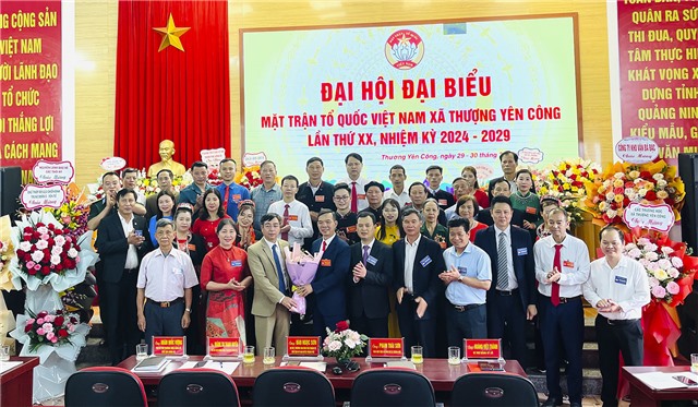 Đại hội Đại biểu MTTQ xã Thượng Yên Công lần thứ XX nhiệm kỳ 2024 - 2029