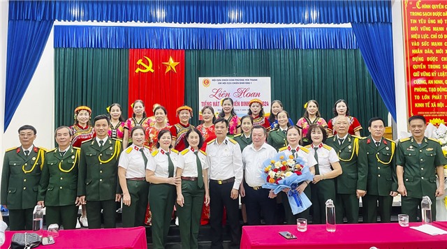 Chi hội Cựu chiến binh khu I, phường Yên Thanh liên hoan Tiếng hát Cựu chiến binh năm 2024