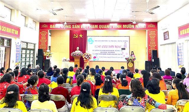 Hội LHPN phường Trưng Vương gặp mặt kỷ niệm 114 năm ngày quốc tế phụ nữ 8/3