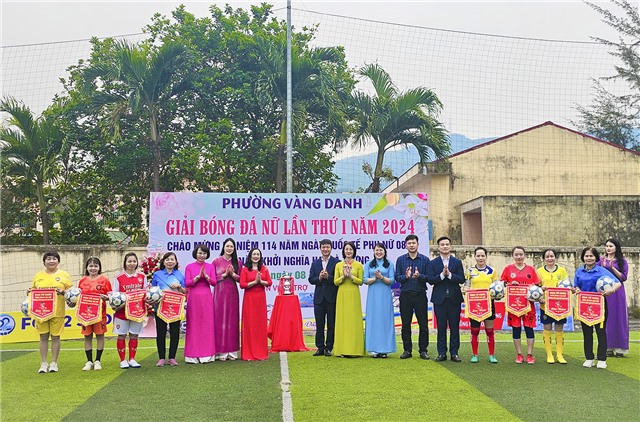 Giải Bóng đá nữ phường Vàng Danh lần thứ I năm 2024