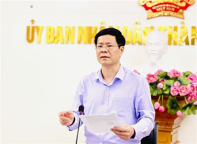 Nghe báo cáo tiến độ công tác GPMB các dự án trên địa bàn thành phố Uông Bí