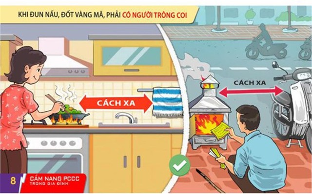 Hướng dẫn về phòng cháy, chữa cháy và cứu nạn, cứu hộ cho hộ gia đình