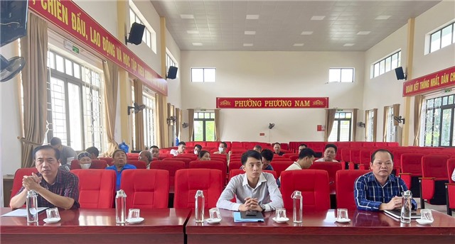 Phường Phương Nam tổ chức Hội nghị thông báo thu hồi khu đất hoán đổi cho trại giam tỉnh Quảng Ninh để thực hiện dự án tuyến đường ven sông