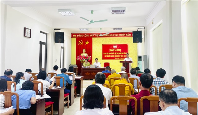 Hội nghị lần thứ XII, Ủy ban MTTQ thành phố Uông Bí khóa XVI, nhiệm kỳ 2019-2024