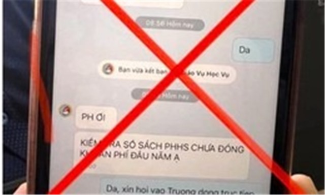 Xuất hiện thêm chiêu trò lừa đảo chiếm đoạt tiền của phụ huynh