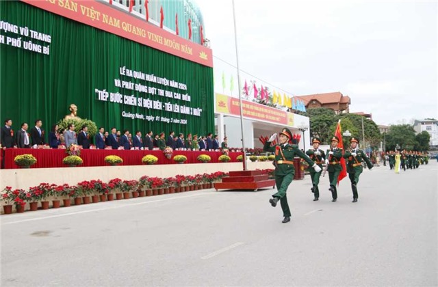 Điểm sáng Ban CHQS TP Uông Bí