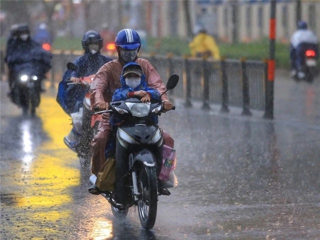 Ngày 23/5, nhiều khu vực mưa dông về chiều tối, có nơi mưa rất to