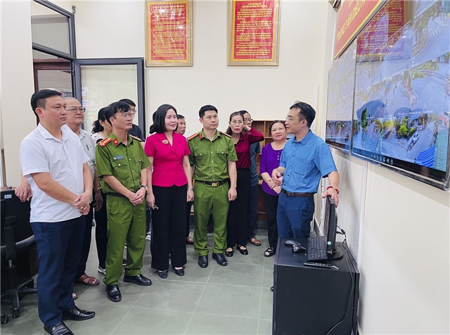 Phường Quang Trung công bố Quyết định thành lập và ra mắt mô hình "Camera an ninh" 