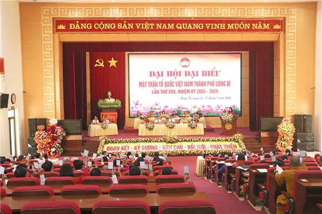 Phiên thứ nhất Đại hội Đại biểu MTTQ Việt Nam thành phố Uông Bí lần thứ XVII, nhiệm kỳ 2024-2029