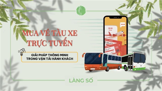 Mua vé tàu xe trực tuyến - Giải pháp thông minh trong vận tải hành khách