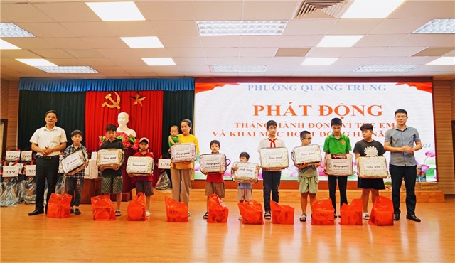 Phường Quang Trung phát động Tháng hành động vì trẻ em và khai mạc các hoạt động hè năm 2024