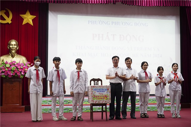 Phường Phương Đông phát động Tháng hành động vì trẻ em và khai mạc các hoạt động hè năm 2024