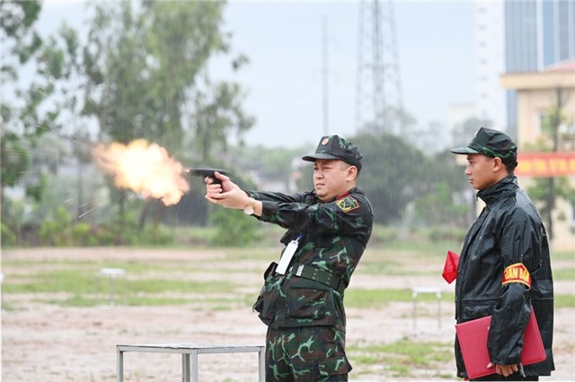 Hội thao bắn súng quân dụng lực lượng TT Quân đội và dân quân tự vệ LLVT tỉnh Quảng Ninh năm 2024