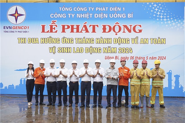 Công ty Nhiệt điện Uông Bí phát động thi đua hưởng ứng Tháng hành động về An toàn vệ sinh lao động năm 2024