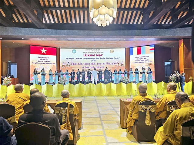 Khai mạc trại sáng tác “Nhận thức Phật giáo qua nghệ thuật: âm nhạc, biểu tượng, thơ đối” 