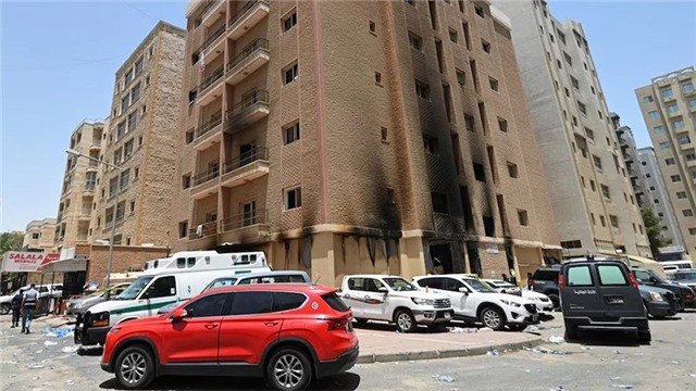 Cháy nhà cao tầng tại Kuwait, 49 người thiệt mạng