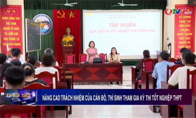 Nâng cao trách nhiệm của cán bộ, thí sinh tham gia kỳ thi tốt nghiệp THPT
