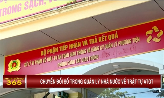 Chuyển đổi số trong quản lý nhà nước về trật tự ATGT