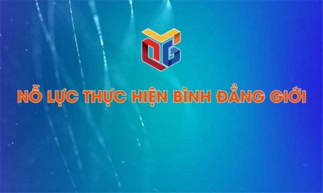 Nỗ lực thực hiện bình đẳng giới