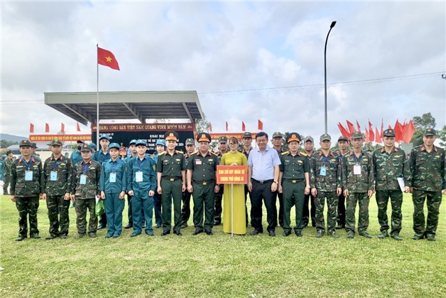 Lực lượng vũ trang thành phố Uông Bí đạt thành tích cao trong Hội thao thể dục thể thao quốc phòng năm 2024