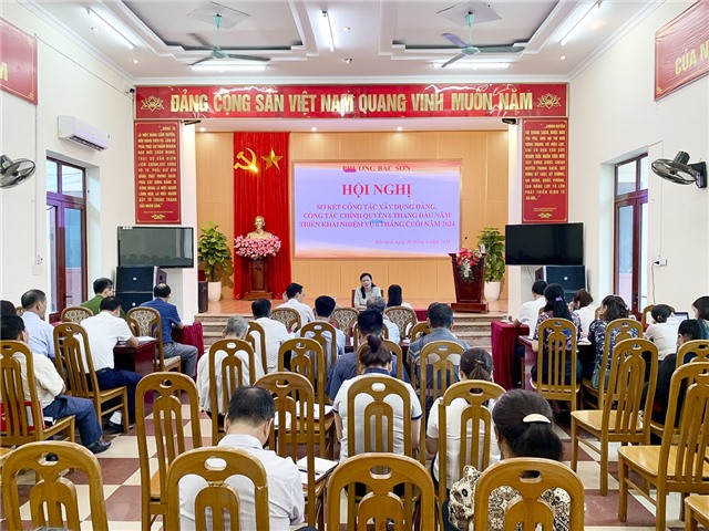 Phường Bắc Sơn sơ kết công tác xây dựng Đảng, công tác chính quyền 6 tháng đầu năm 2024