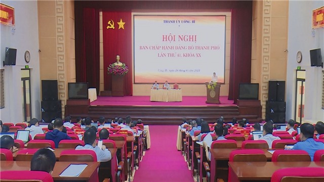 Hội nghị BCH Đảng bộ thành phố lần thứ 41, khóa XX