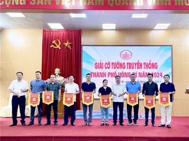 Phường Vàng Danh giành giải Nhất toàn đoàn Giải cờ tướng truyền thống thành phố Uông Bí năm 2024