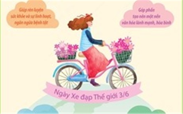 Ngày Xe đạp Thế giới 3/6: Những hữu ích của việc đạp xe