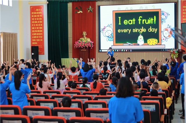 Đoàn Thanh niên phường Phương Nam tổ chức sinh hoạt tiếng Anh cộng đồng cho thanh thiếu nhi