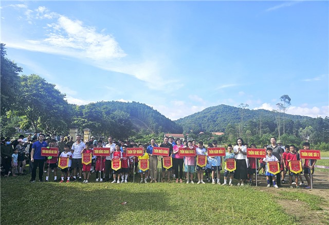 Khai mạc Giải thể thao thanh thiếu nhi xã Thượng Yên Công năm 2024