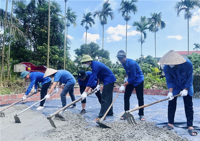 Đoàn Thanh niên phường Phương Nam hỗ trợ công trình cho gia đình khó khăn