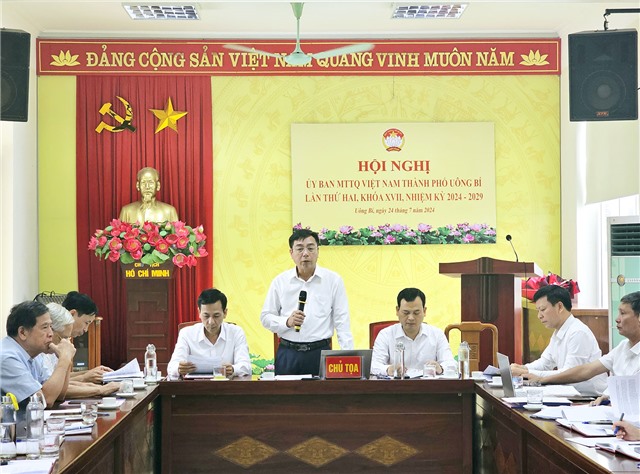 Ủy ban MTTQ thành phố khoá 17 tổ chức Hội nghị thường kỳ giữa năm 