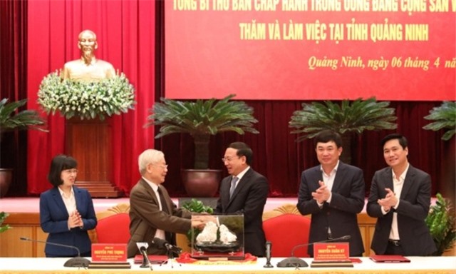 Xây dựng Quảng Ninh tiêu biểu về mọi mặt theo lời căn dặn của Tổng Bí thư Nguyễn Phú Trọng