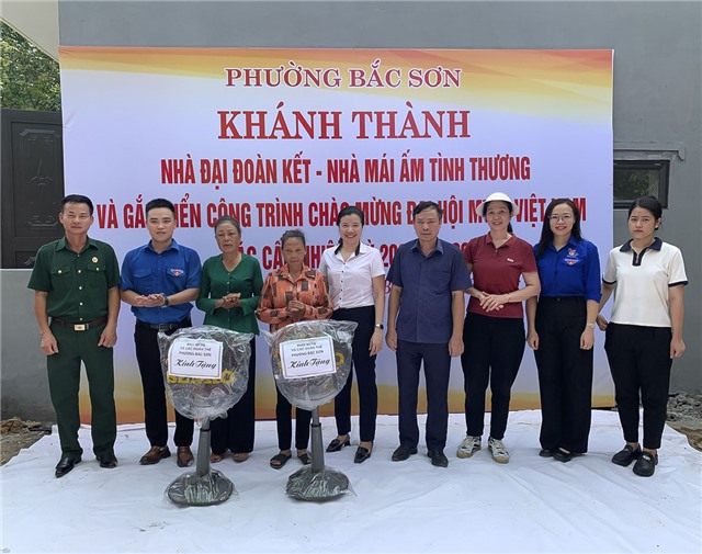 Phường Bắc Sơn khánh thành nhà “Đại đoàn kết” chào mừng Đại hội MTTQ Việt Nam tỉnh Quảng Ninh lần thứ  XII, nhiệm kỳ 2024-2029