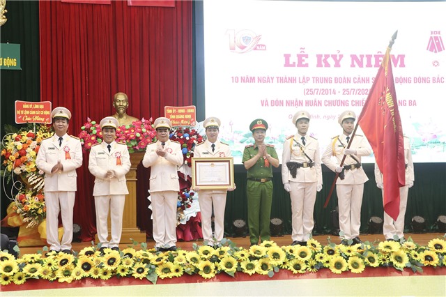 Trung đoàn CSCĐ Đông Bắc kỷ niệm 10 năm thành lập 25/7 (2014-2024)