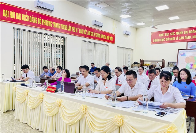 Kỳ họp thứ 16 HĐND phường Trưng Vương khóa II, nhiệm kỳ 2021-2026 