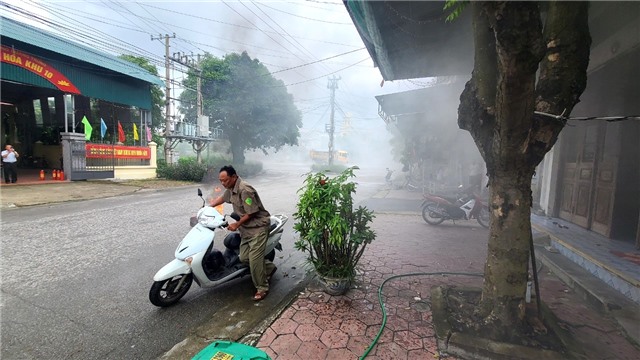 Thực tập phương án chữa cháy Khu dân cư có nguy hiểm cháy nổ cao tại khu 10, phường Quang Trung