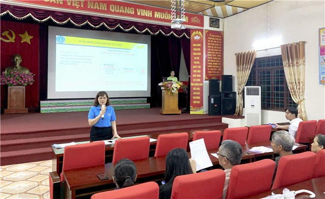 Bảo hiểm xã hội thành phố Uông Bí tích cực tuyên truyền, vận động người dân tham gia BHXH tự nguyện, BHYT hộ gia đình