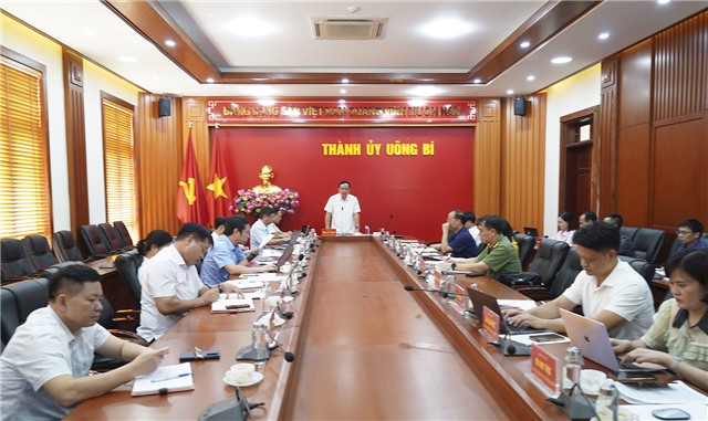 Bí thư Thành uỷ Mai Vũ Tuấn chủ trì hội nghị giao ban Ban chỉ đạo giải phóng mặt bằng thành phố